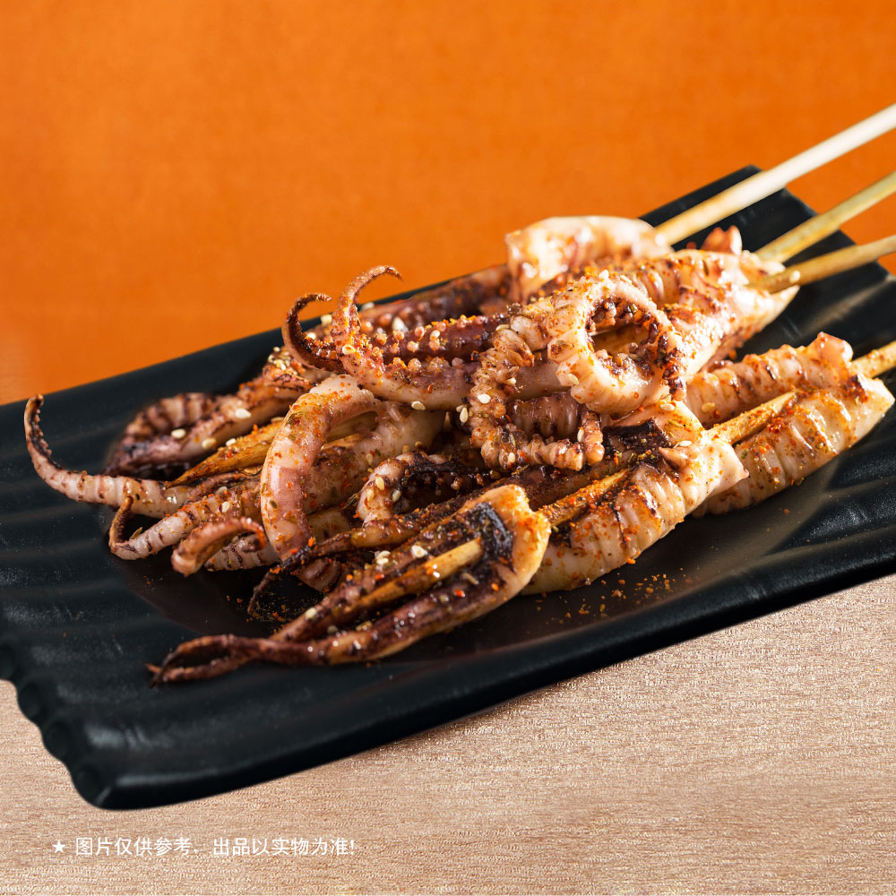 烤鱿鱼须